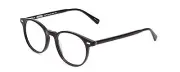 Calabria Ernest 4908 Round Reading Glasses +7.00 Gloss Black Men Women