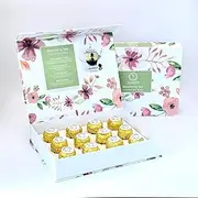 Tea Blossoms Assorted Blooming Tea Balls Sampler Gift Box, 12 Count