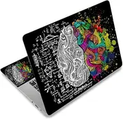 ToLuLu 12.1 13 13.3 14 15 15.4 15.6 inches Laptop Sticker Skin Decal Cover, Personalized Laptop Netbook Skin Sticker Universal Reusable Art Notebook Protector Vinyl Skin Decal, Left & Right Brain