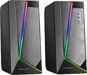 Mars Gaming MS7, RGB Speaker, Bluetooth 5.0 + Jack 3.5, DSP Sound 20 W, Black