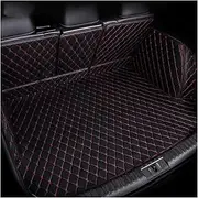 Car Boot Protector for Toyota for RAV4 XA40 2013 2014 2015 2017 2018 2019 Car Trunk Leather Mat Car Trunk Mats(Black and Red,Size1 2013-2019)