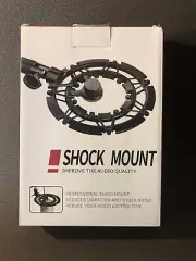Sunmon Shock Mount For Microphone Black Vibration Isolator Mic Stand Recording