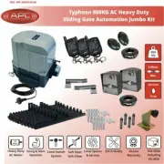 AC Powered All-in-one Sliding Gate Automation Jumbo Kit with Metal Geared Motor
