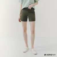 在飛比找momo購物網優惠-【Hang Ten】女裝-REGULAR FIT經典短褲(綠