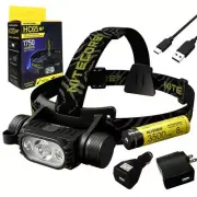 Nitecore HC65 V2 Rechargeable Headlamp -1750 Lumens w/ NL1835HP Battery, USB Wal