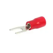 Aerpro 3.7Mm Fork Terminal Red - 100 Pieces, APF6R
