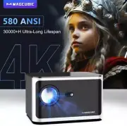 Magcubic 580ANSI Projector Android 11 4K 1080P Wifi6 Voice Control Home Cinema