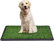 Indoor Dog Potty Toilet Grass Tray Pads Training Puppy Medium Mat (Pet Potty with 1 Grass Mat)