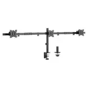 Brateck LDT57-C03 Pole Mount Triple-Screen Monitor Arm, Black