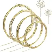 uuvzvcek Brass Square Wire Assorted Half Hard, 10 Feet, 16, 18, 20, 22 Gauge for Jewelry Making