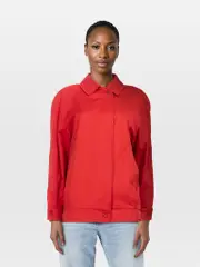 Red Wool Nova Lined Jacket