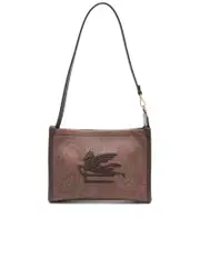 Etro Textured Paisley Print Zip Wallet