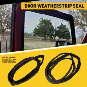 Fit For 2007-2018 Jeep Wrangler Front Door Weatherstrip Seal Left Right Kit EAW