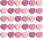ZDZBLX 30PCS Pink Heart Fridge Magnets - Small Strong Magnets, Heavy Duty Refrigerator Magnets for Whiteboard School Crafts Lockers, Decorative Cute Mini Magnet for Kitchen Office Classroom (3 Colors)