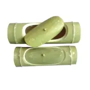 26cm Handmade Natural Bamboo Steamed Rice Barrels Green Steaming Cup Soup Bowl
