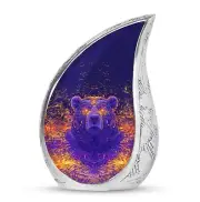 Bear Urn - Tear Drop Urns For Ashes - Cremation Urns Adult