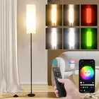 HBN RGB Floor Lamp with Timer, Corner Lamp with Music Sync and 16 Million DIY