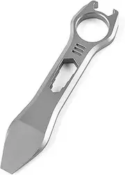 [Hamans] Titanium EDC Pry Bar Multi Tool Bottle Opener Nail Puller Crowbar Wrench Screwdriver Compact Size EDC Multi Tool
