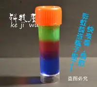 在飛比找樂天市場購物網優惠-瓶中的彩虹色水密度實驗科技小制作DIY科學實驗兒童動手游戲