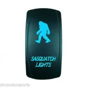 BLUE 2 POSITION ROCKER SWITCH LASER ETCHED 20A 12V SASQUATCH LIGHTS OFFROAD