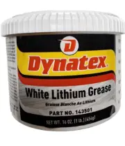 Dynatex 49595 White Lithium Grease 16 Oz. Tub 1EA