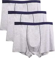 [Maiyifu-GJ] Men's Solid Colour Stretch Underwear Breathable Soft Trunks Plus Size Modal Boxer Briefs