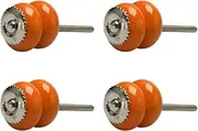 Ceramic Knob,Cabinet,Furniture Pull Handles,Door Pull,Drawer Pull Handle,4pcs Ceramic Knobs Vintage Knob Drawer Pull Handle Furniture Cabinet Cupboard Wardrobe Dresser Door Accessory Decoration Orang