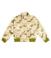 [The New Society] The New Society Lancaster camouflage cotton jacket Y 8 green