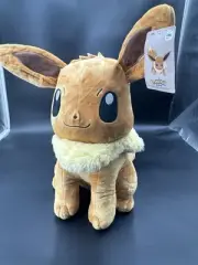 Pokemon Eevee Plush - 18 inch Tall 16 inch Wide Ultra Soft Pokemon Plush