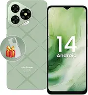 [Ulefone] Note 19 (6+32GB) Android 14 Go Unlocked Cell Phones, 6.56” Screen 5000mAh Battery, 8+5MP Camera Smartphone, Ultra-Slim Lightweight 4G Dual SIM Phone 3-Card Slot Face ID Phones Unlocked- Green