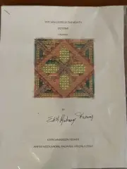 Edith Anderson Feisner "OCTOBER ORANGE" Stitching Steps of the MonthNeedlepoint