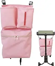 Ynnhik Stroller Organizer,Portable Baby Stroller Storage Bag - Multifunctional Travel Stroller Accessories, Stroller Storage Attachment for Outdoor, Pink, Refer to description, Unisex
