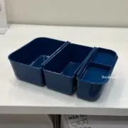 Ikea 365+ Insert for food container, set of 3, dark blue NEW