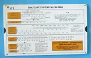 Rare Vintage COLD WAR ESM / ELINT Slide Rule Calculator - Electronic Warfare