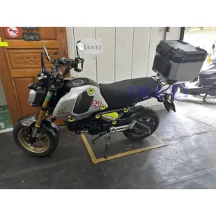 【新北新莊箱架屋】HONDA MSX 3代 grom 後架 貨架 後箱架 漢堡架 貨架 + 途者 36 銀 + 靠背