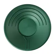 ASR Outdoor 14" Inch Green Riffled Gold Panning Pan for Mining Prospecting