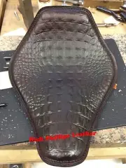 Alligator Motorcycle Seat Harley Davidson Sportster Chopper Bobber Rich Phillips