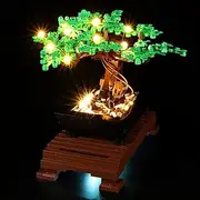 JANWAALY LED Lighting Kit for Lego 10281 Bonsai Tree Building Brick Set - Lights Only - Decoration LED Light Kit Compatible with Lego without Building Block Model (Green)