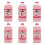 6x Comfort Fabric Conditioner Kiss of Flowers Rose Fresh Gentle Formula Soft 2L