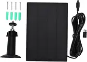 3W 6V Solar Panel Kit 360° Adjustable Wall Mount Solar Charger Micro USB+Type-C Solar Panel Charger 9.8Ft Charging Cable for Ring Eufy Blink Arlo Camera