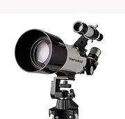 Reflective Monocular Astronomical Telescope, 48° Vertical Optical Star Telescope with Tripod for 360° Adjustment.