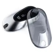 Key Fob Cover Key Case 1 Pc Auto Parts Car Accessories Transparent Black
