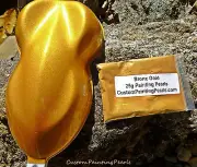 Bronx Gold Candy Pearl Pigment Black Auto Paint Clear 2K Lacquer Urethane