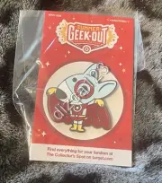 SDCC 2022 Target Pin Bullseye Dog LE Comic Con Super Hero Geek-Out