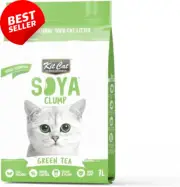 SOYA Clump Green Tea Cat Litter 7L Natural Clumping Odor Control Biodegradable