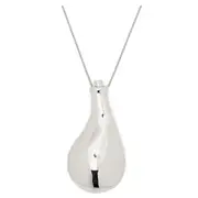 [courreges] Flask Metal Chain Necklace