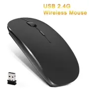 Slim Wireless Mouse 2.4GHz Optical Mice 1600DPI Gamer Office Quiet Mouse laptop