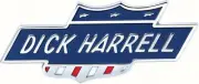 Dick Harrell Front Fender and Rear Tail Panel Emblem; Bar and Shield