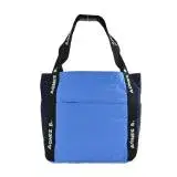 在飛比找遠傳friDay購物優惠-agnes b.LOGO提帶尼龍手提包-藍