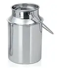 Indian Stainless Steel Milk Can Oil Can,Milk Barni,Ghee Storage Can,Silver 1 Ltr